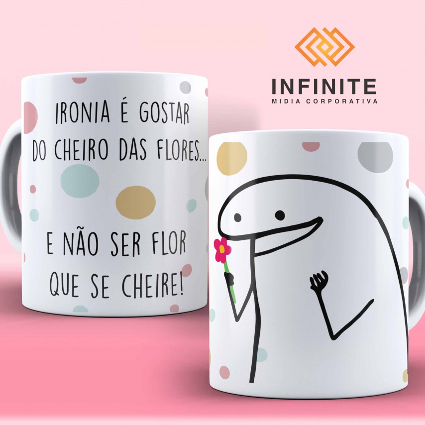 Caneca Cerâmica Dia dos Namorados FLORKS 28